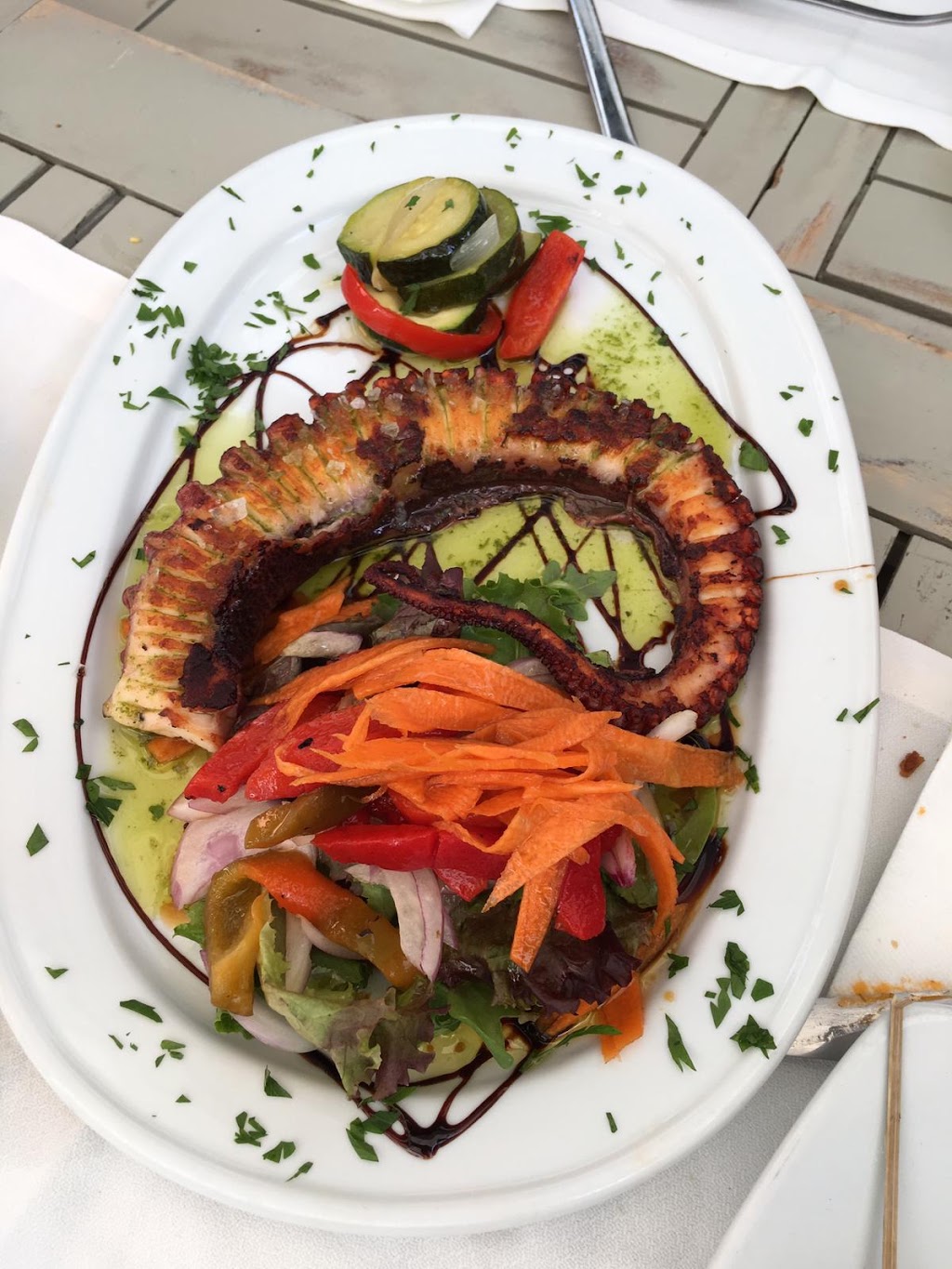 Pulpo a la brasa
